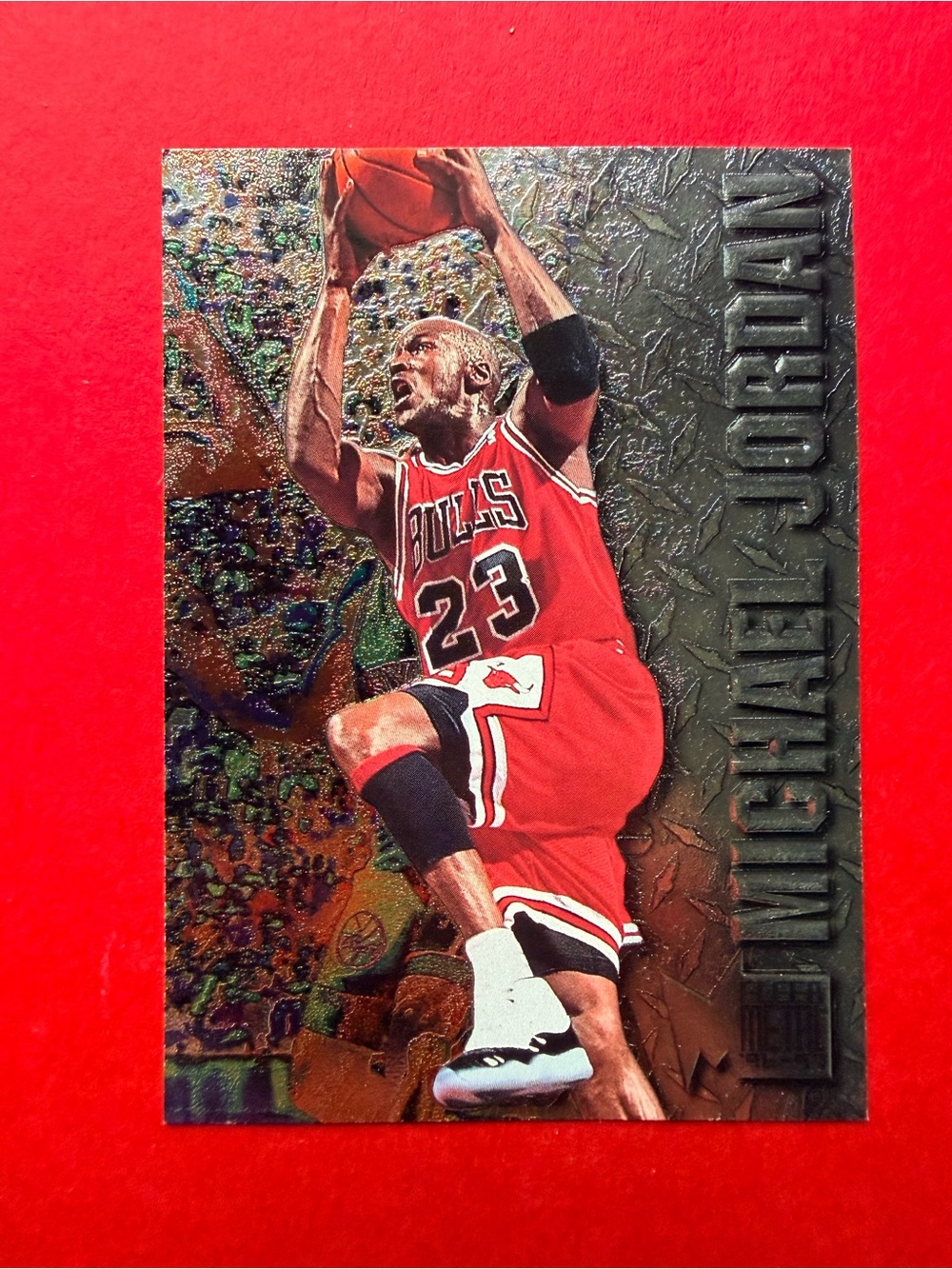 1996 Fleer Metal Trading Card Michael Jordan #11